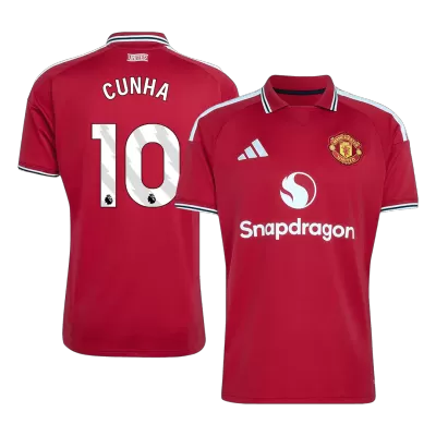 Camiseta CUNHA #10 Manchester United 2026/27 Primera Equipación - Versión Hincha - camisetasfutbol