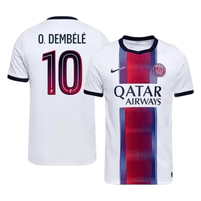 Camiseta O. DEMBÉLÉ #10 PSG 2026/27 Segunda Equipación - Versión Hincha - camisetasfutbol
