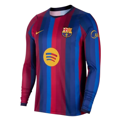 Camiseta Manga Larga Barcelona 2026/27 Primera Equipación - Versión Hincha - camisetasfutbol