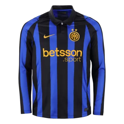 Camiseta Manga Larga Inter de Milán 2026/27 Primera Equipación - Versión Hincha - camisetasfutbol