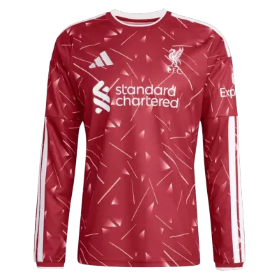 Camiseta Manga Larga Liverpool 2026/27 Primera Equipación - Versión Hincha - camisetasfutbol
