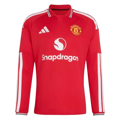 Camiseta Manga Larga Manchester United 2026/27 Primera Equipación - Versión Hincha - camisetasfutbol