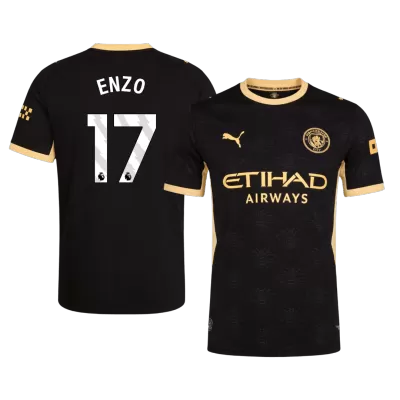 Camiseta versión jugador ENZO #17 Manchester City 2026/27 Segunda Equipación - Versión Jugador - camisetasfutbol