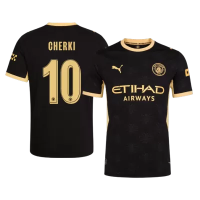 UCL Camiseta versión jugador CHERKI #10 Manchester City 2026/27 Segunda Equipación - Versión Jugador - camisetasfutbol