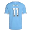 Camiseta DOKU #11 Manchester City 2026/27 Primera Equipación - Versión Hincha - camisetasfutbol