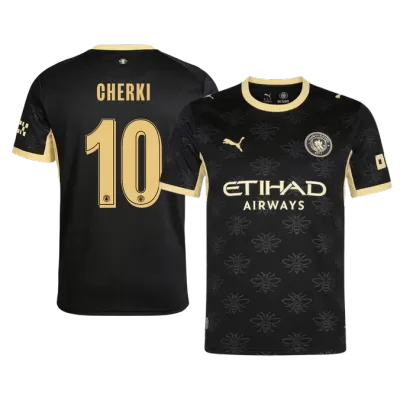 UCL Camiseta CHERKI #10 Manchester City 2026/27 Segunda Equipación - Versión Hincha - camisetasfutbol