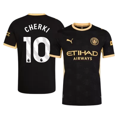 Camiseta versión jugador CHERKI #10 Manchester City 2026/27 Segunda Equipación - Versión Jugador - camisetasfutbol