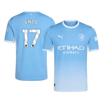 Camiseta ENZO #17 Manchester City 2026/27 Primera Equipación - Versión Hincha - camisetasfutbol
