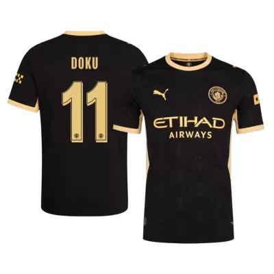 UCL Camiseta versión jugador DOKU #11 Manchester City 2026/27 Segunda Equipación - Versión Jugador - camisetasfutbol