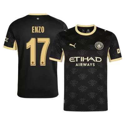 UCL Camiseta ENZO #17 Manchester City 2026/27 Segunda Equipación - Versión Hincha - camisetasfutbol