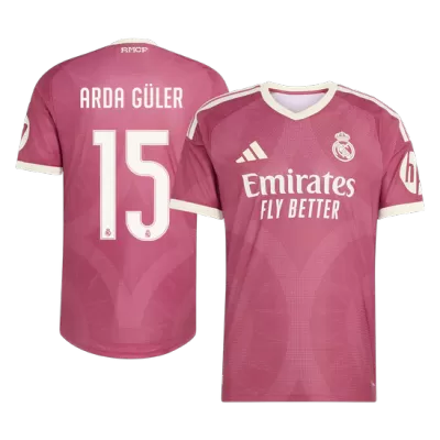 Camiseta versión jugador ARDA GÜLER #15 Real Madrid 2026/27 Tercera Equipación - Versión Jugador - camisetasfutbol