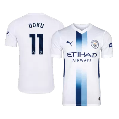 Camiseta versión jugador DOKU #11 Manchester City 2026/27 Tercera Equipación - Versión Jugador - camisetasfutbol