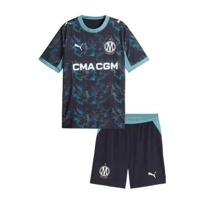 Miniconjunto Marseille 2026/27 Segunda Equipación Niño - camisetasfutbol