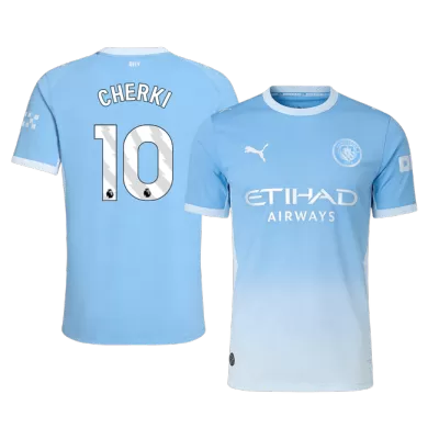 Camiseta versión jugador CHERKI #10 Manchester City 2026/27 Primera Equipación - Versión Jugador - camisetasfutbol