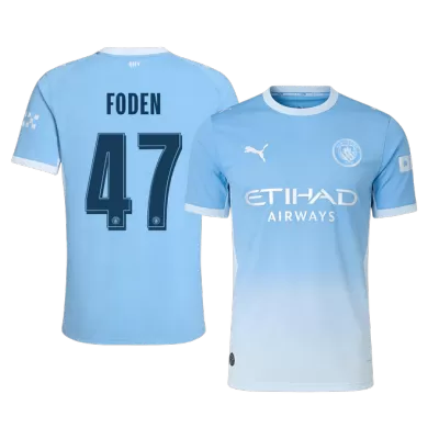 UCL Camiseta versión jugador FODEN #47 Manchester City 2026/27 Primera Equipación - Versión Jugador - camisetasfutbol