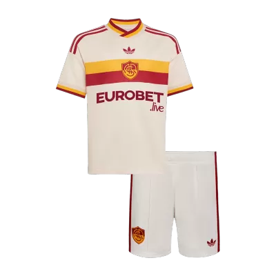 Miniconjunto Roma 2026/27 Segunda Equipación Niño - camisetasfutbol
