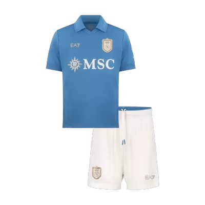 Miniconjunto Napoli 2026/27 Primera Equipación Niño - camisetasfutbol