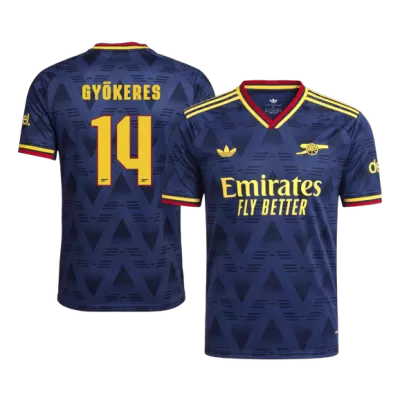 UCL Camiseta versión jugador GYÖKERES #14 Arsenal 2026/27 Segunda Equipación - Versión Jugador - camisetasfutbol