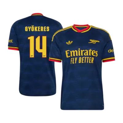 UCL Camiseta GYÖKERES #14 Arsenal 2026/27 Segunda Equipación - Versión Hincha - camisetasfutbol