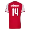 UCL Camiseta versión jugador GYÖKERES #14 Arsenal 2026/27 Primera Equipación - Versión Jugador - camisetasfutbol