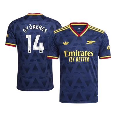 Camiseta versión jugador GYÖKERES #14 Arsenal 2026/27 Segunda Equipación - Versión Jugador - camisetasfutbol