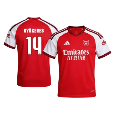 Calidad Premium UCL Camiseta GYÖKERES #14 Arsenal 2026/27 Primera Equipación -Versión Hincha - camisetasfutbol