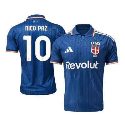 Camiseta versión jugador Nico Paz #10 Como 1907 2026/27 Primera Equipación - Versión Jugador - camisetasfutbol